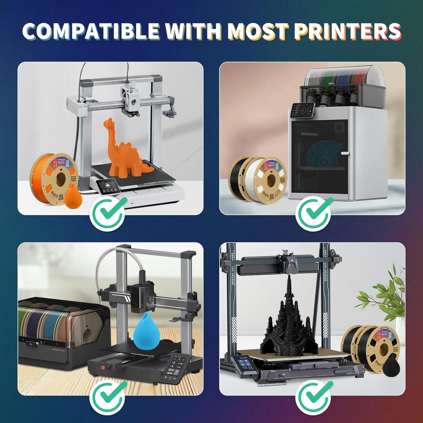 Overture - PLA Filament - 1 kg - 1,75 mm - Red