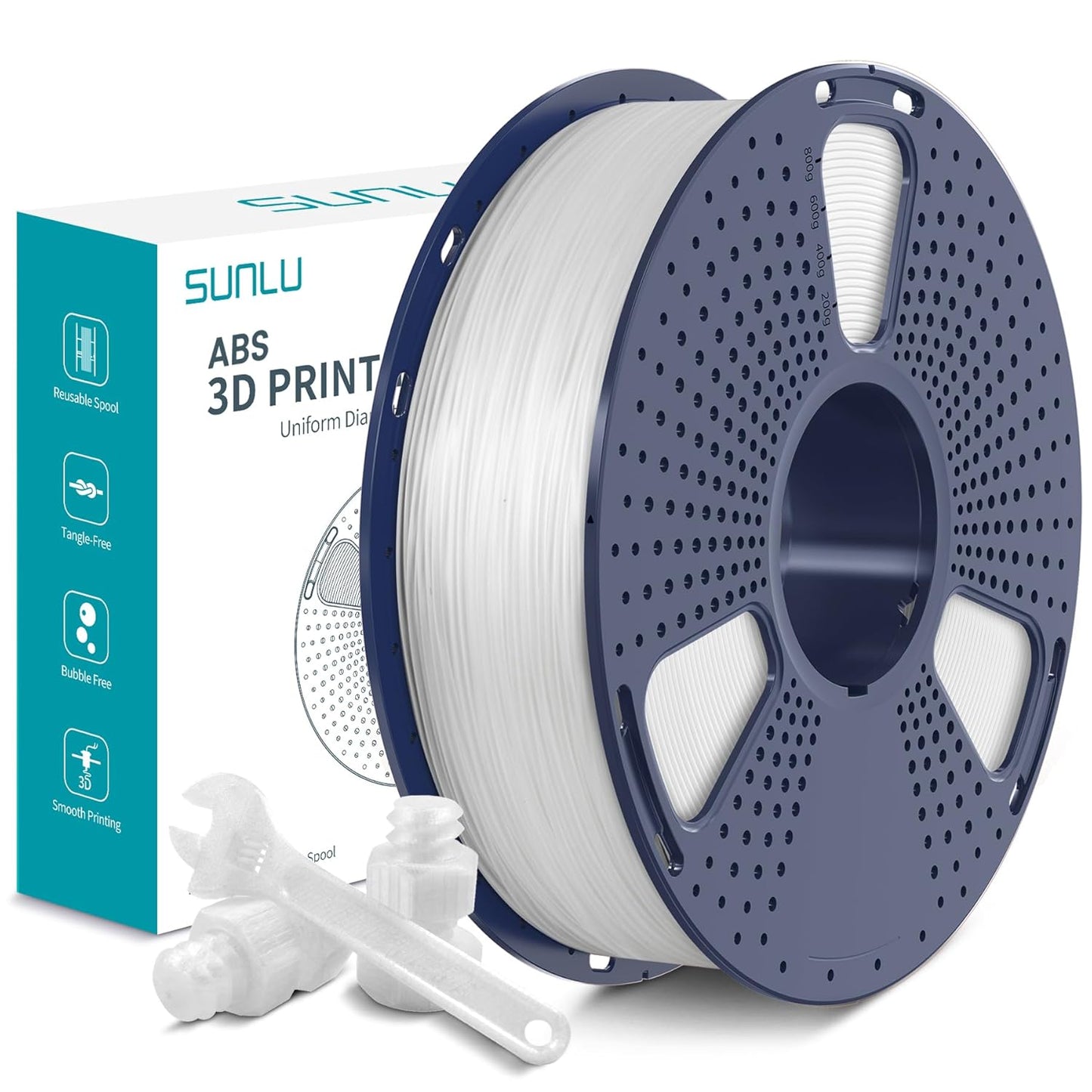 SUNLU - ABS Filament - 1 kg - 1,75mm - Transparent