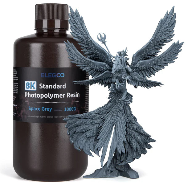 Elegoo 8K Standard Resin - 1 kg - Space Gray
