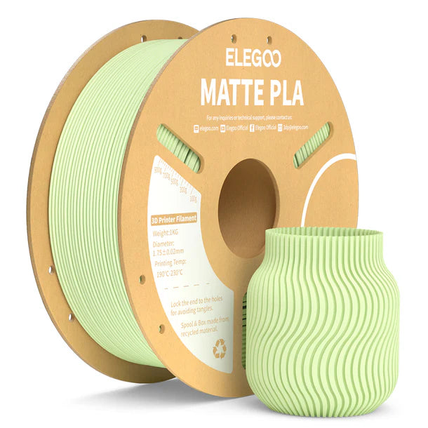 Elegoo - PLA Matte - 1,75 mm - 1 kg - Mint Green