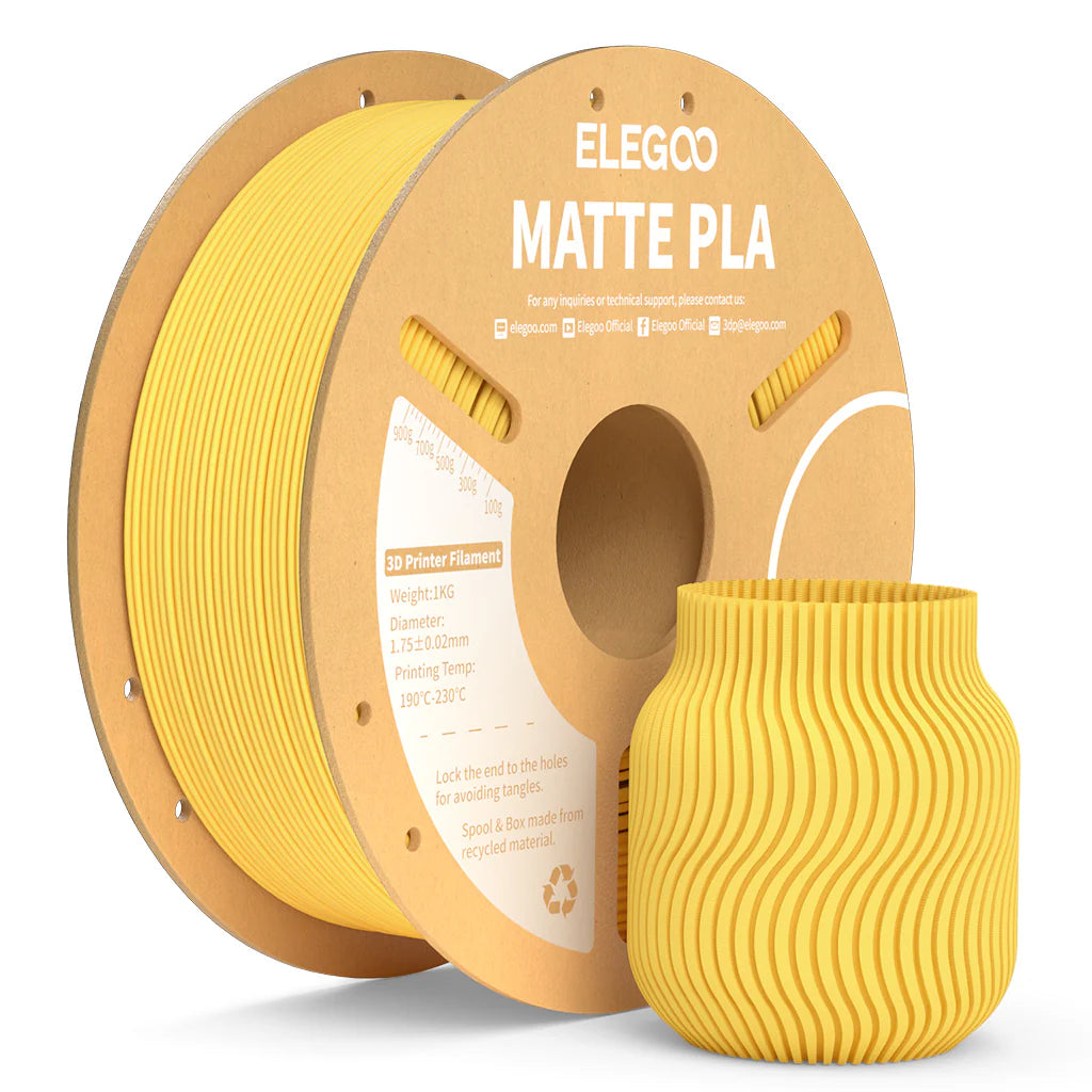 Elegoo - PLA Matte - 1,75 mm - 1 kg - Sunshine Yellow