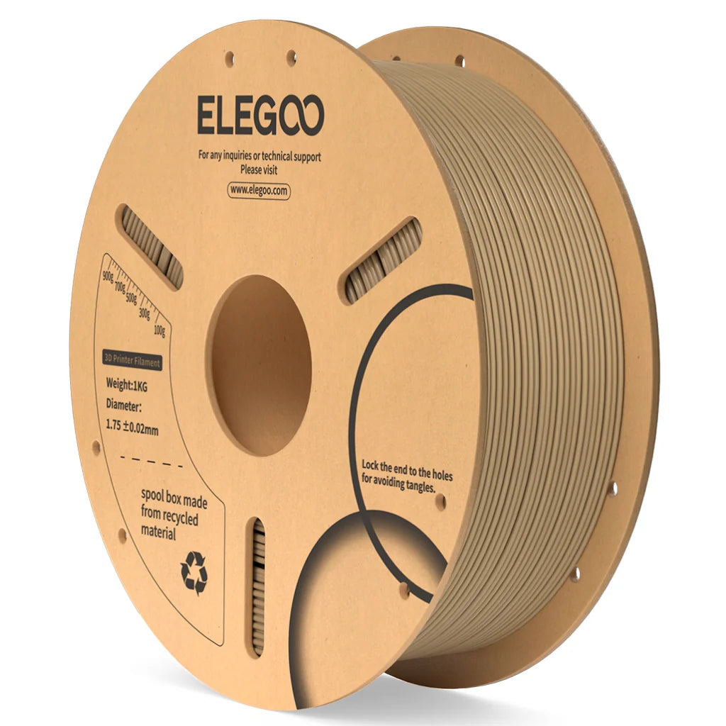 Elegoo - PLA - 1,75 mm - 1 kg - Wood color