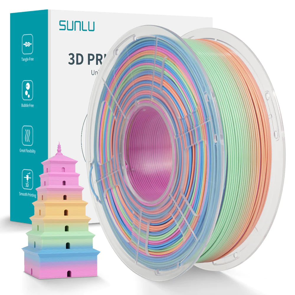 Sunlu - PLA Rainbow - 1 kg - 1,75 mm - Sugar Frost