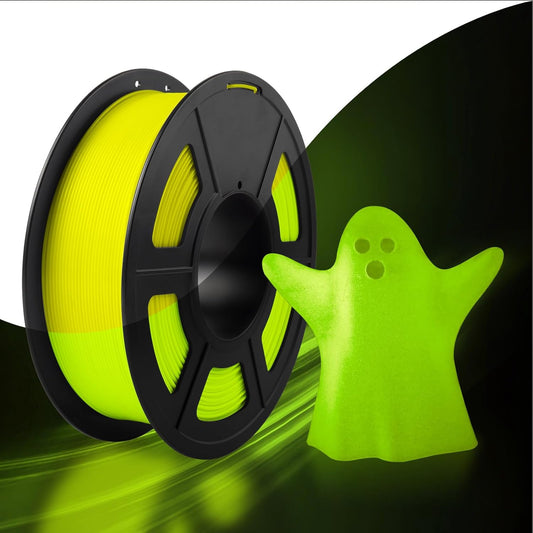 Sunlu - Glow in the Dark - 1 kg 1,75 mm - Yellow (Helendav Kollane)