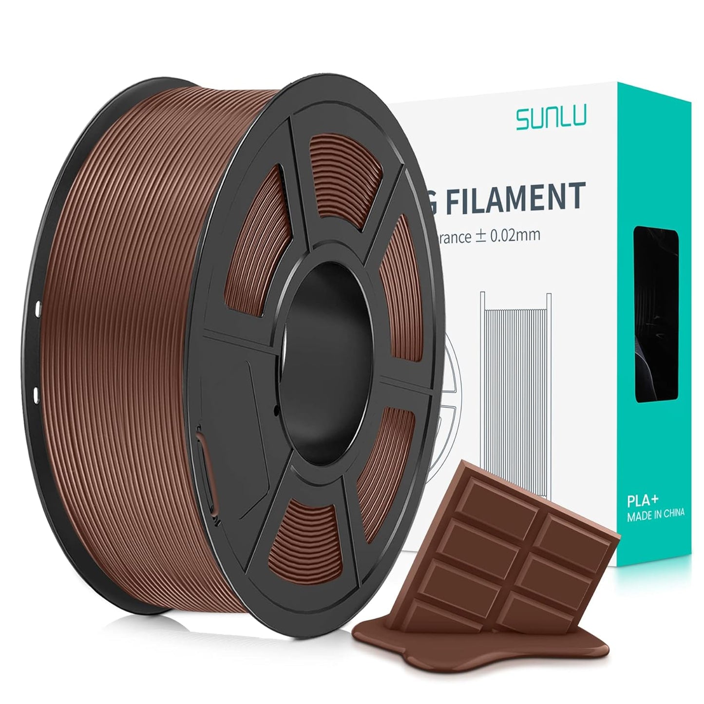 Sunlu - PETG - 1 kg - 1,75 mm - Chocolate