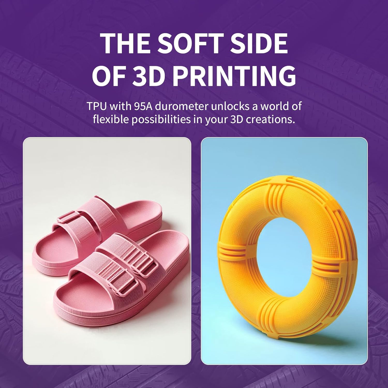 Overture - TPU 95A Filament - 1 kg - 1,75 mm - White