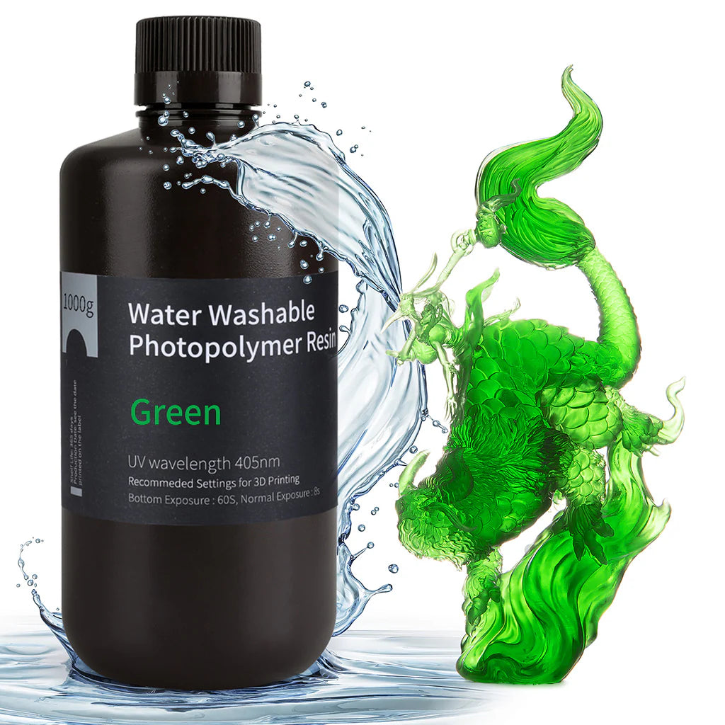 Elegoo water-washable Resin - 1 kg - Green