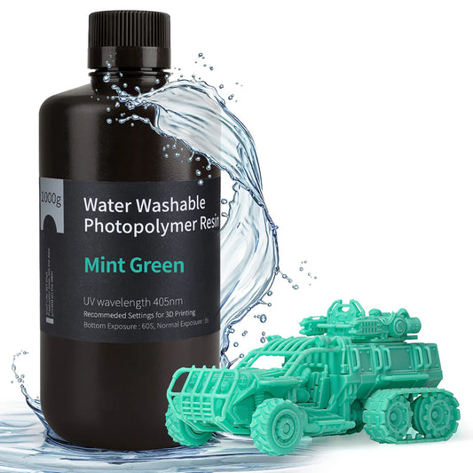 Elegoo water-washable Resin - 1 kg - Mint Green