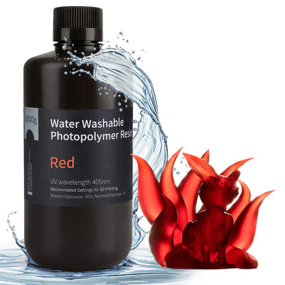Elegoo water-washable Resin - 1 kg - Red