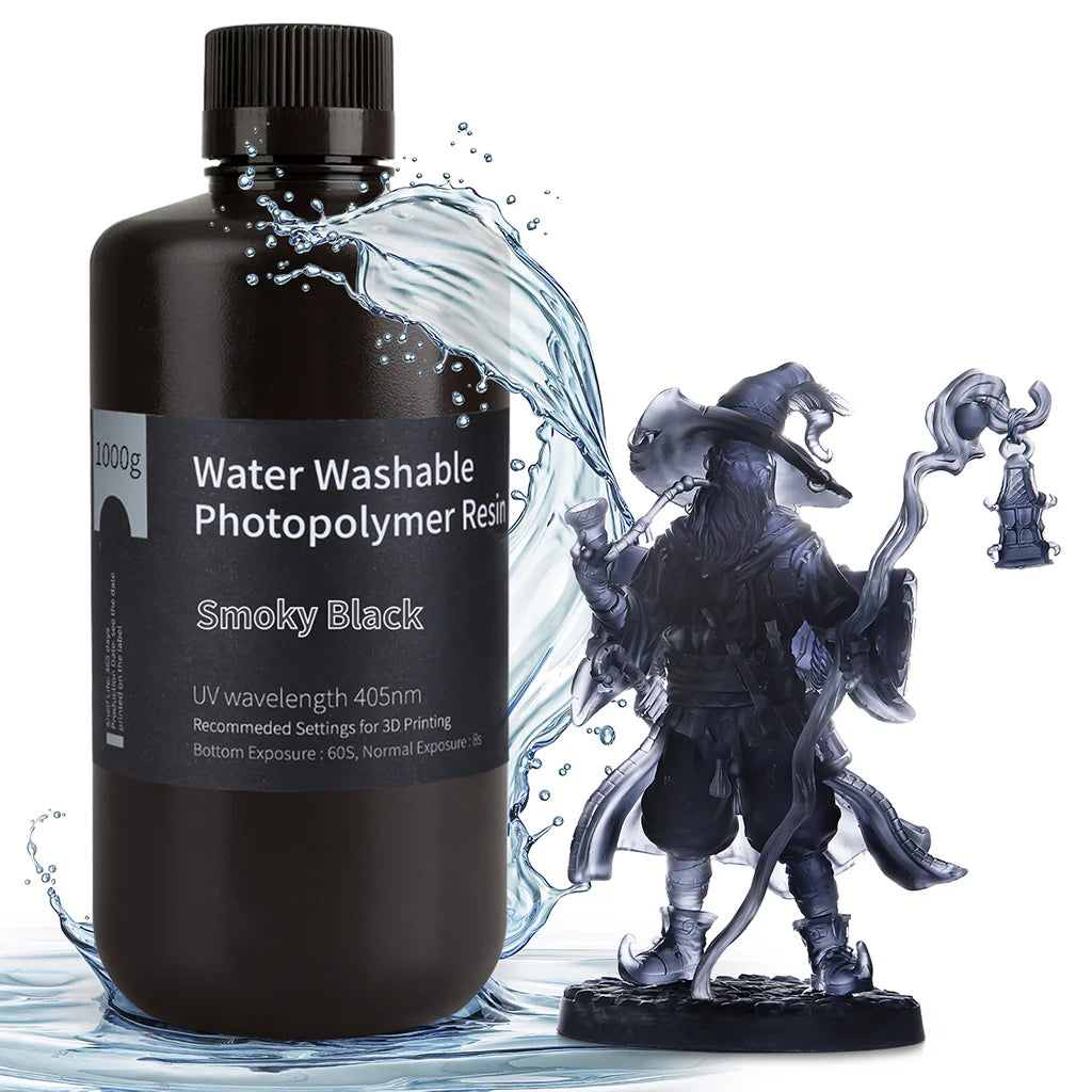 Elegoo water-washable Resin - 1 kg - Smoky Black