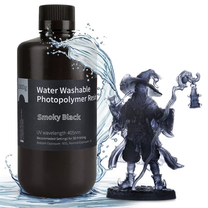 Elegoo water-washable Resin - 1 kg - Smoky Black