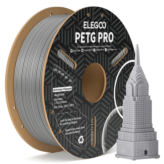 Elegoo - PETG PRO Filament - 1,75 mm - 1 kg - Grey