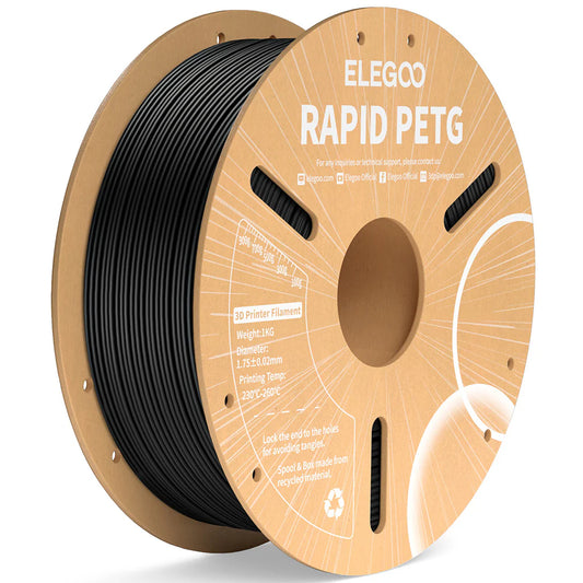 Elegoo - Rapid PETG - 1,75 mm - 1 kg - Black