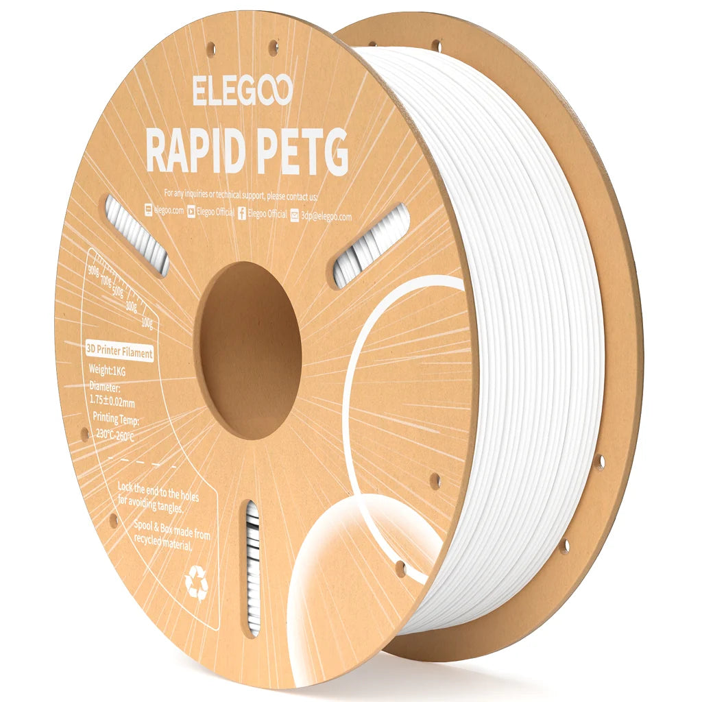 Elegoo - Rapid PETG - 1,75 mm - 1 kg - White