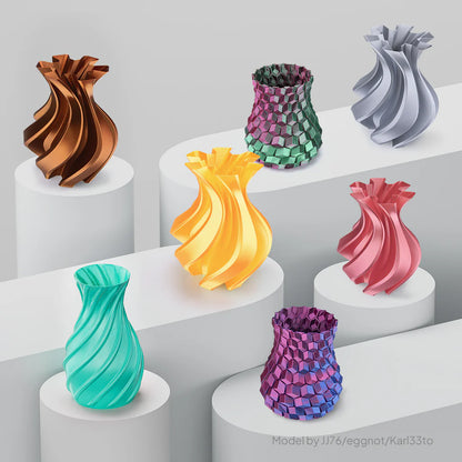 Elegoo - Silk PLA - 1,75 mm - 1 kg - Black Purple